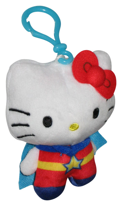 Hello Kitty & Friends Super Kitty Bullsitoy 4-Inch Clip-On Plush Keychain