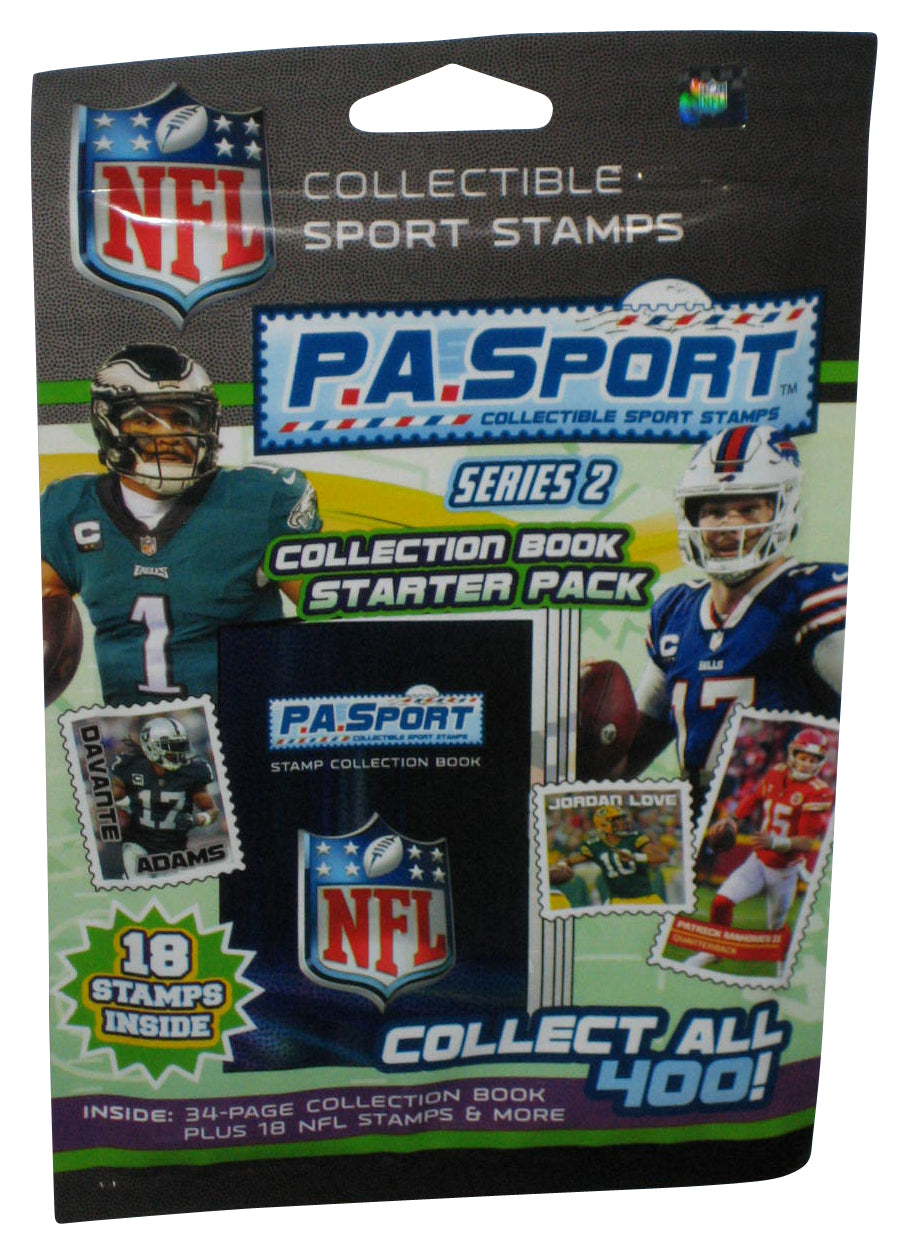 NFL P.A. Sport Stamps Series 2 Collection Book Starter Pack