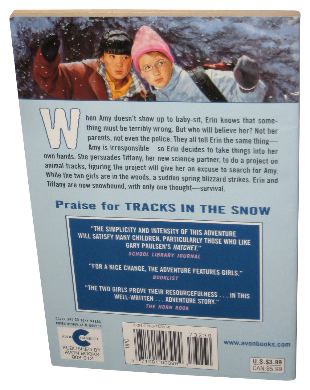 Tracks In The Snow Avon Camelot Paperback Book - (Lucy Jane Bledsoe)