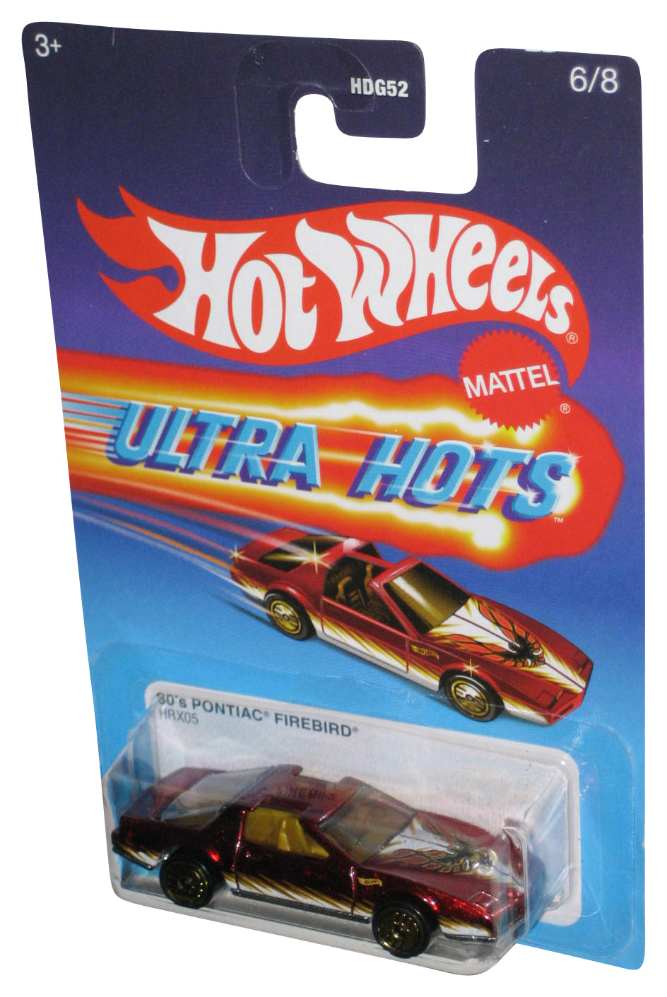 Hot Wheels Ultra Hots (2021) Mattel Metallic Red 80's Pontiac Firebird Toy Car 6/8