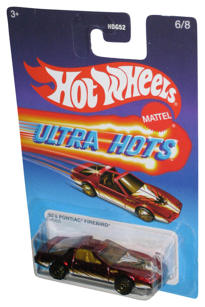 Hot Wheels Ultra Hots (2021) Mattel Metallic Red 80's Pontiac Firebird Toy Car 6/8