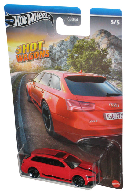 Hot Wheels Hot Wagons (2023) Mattel Red '17 Audi RS 6 Avant Toy Car 5/5