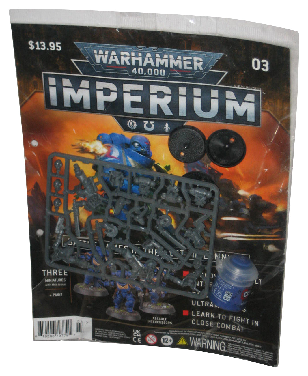 Warhammer 40,000 Games Workshop Imperium Magazine Book 03 w/ Assault Intercessors