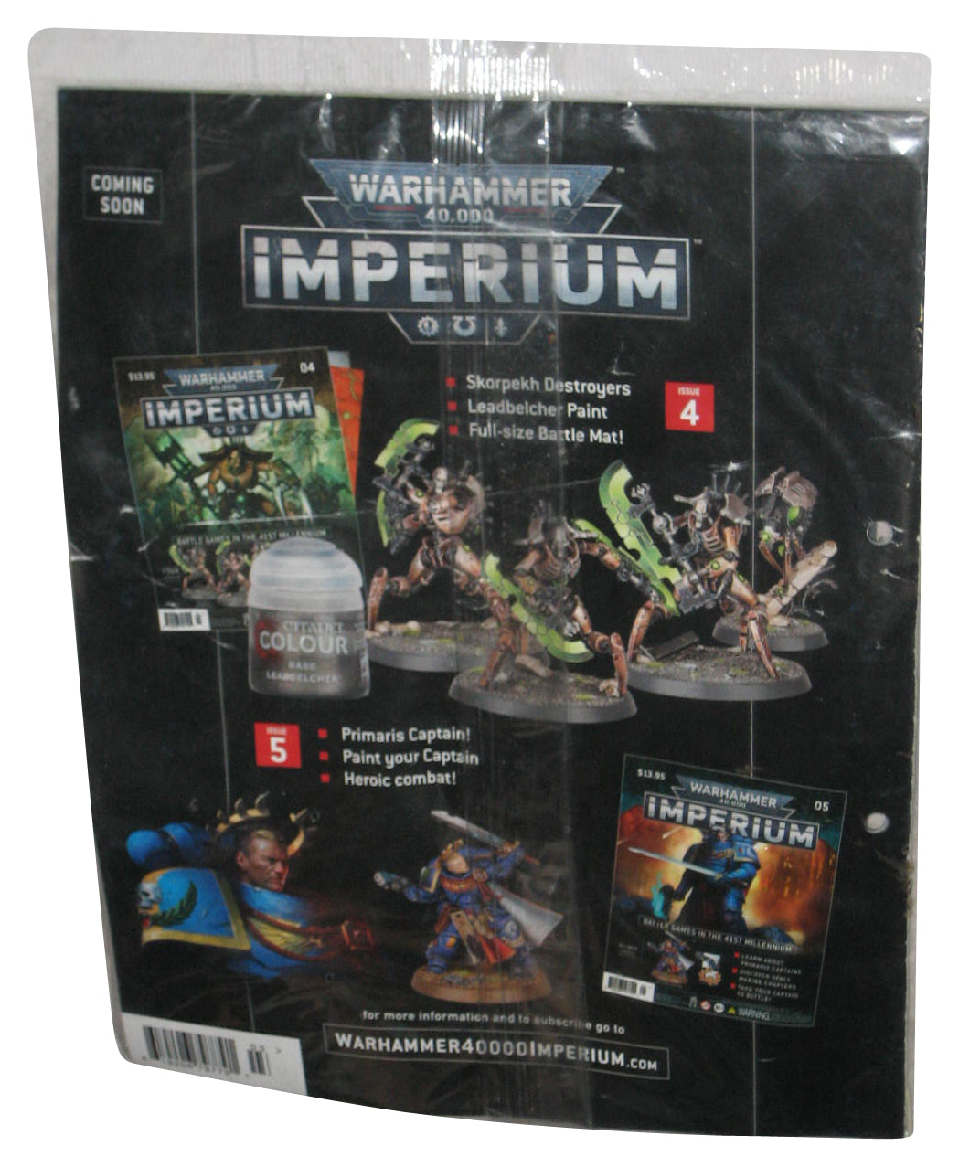 Warhammer 40,000 Games Workshop Imperium Magazine Book 03 w/ Assault Intercessors