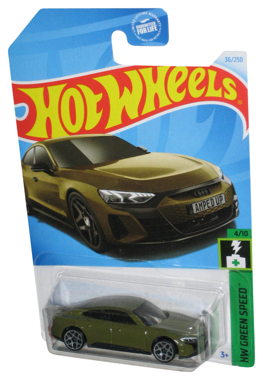 Hot Wheels HW Green Speed 4/10 (2021) Green Audi RS E-Tron GT Toy Car 36/250