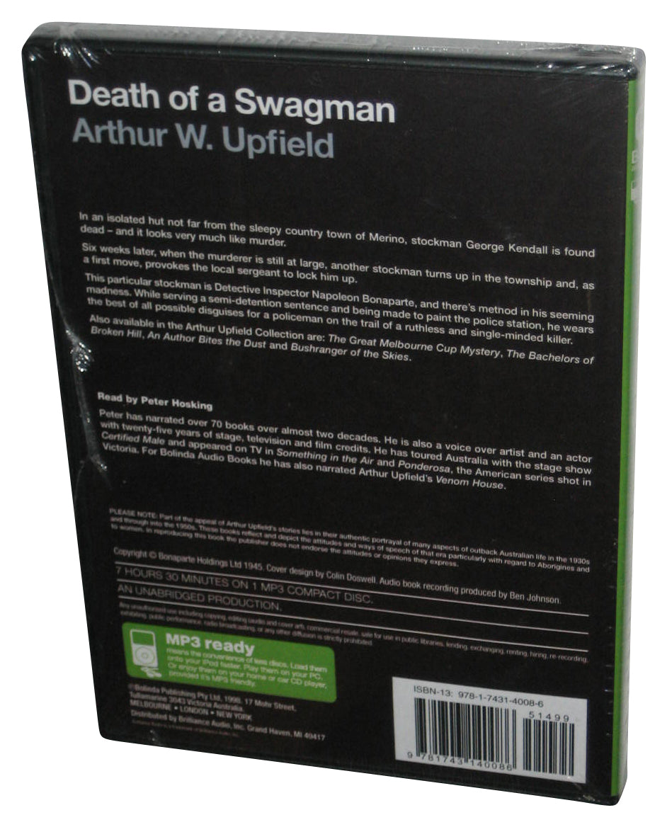 Death of A Swagman (2012) MP3 Audio CD - (Peter Hosking)
