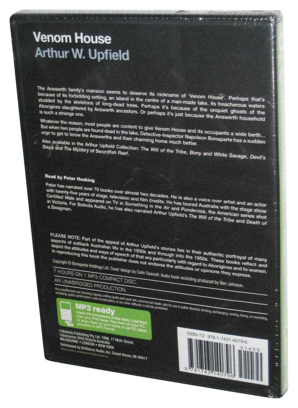 Venom House (2012) MP3 Audio CD - (Peter Hosking / Detective Inspector Napoleon Bonaparte)