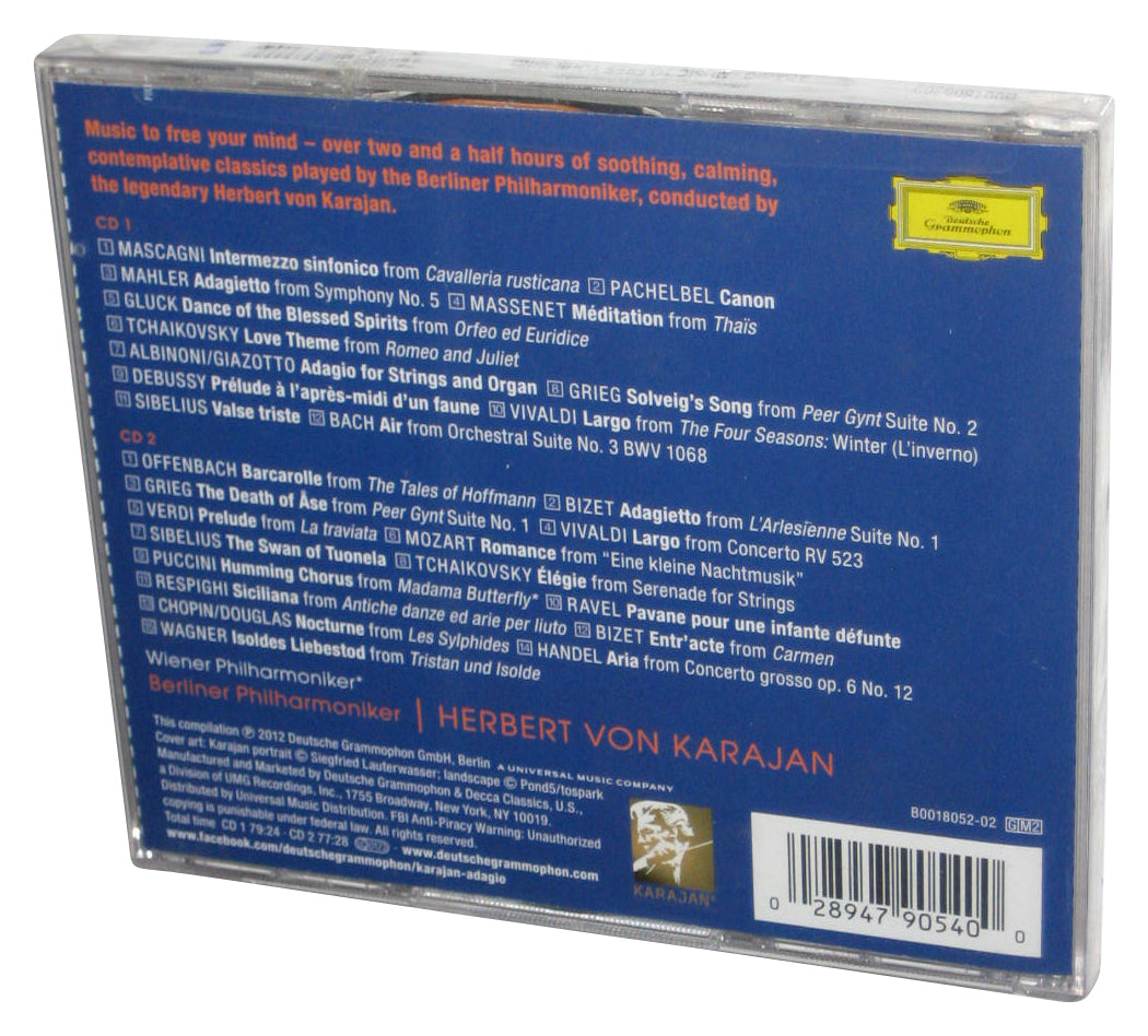 Karajan Adagio Music To Free Your Mind (2012) Audio Music CD