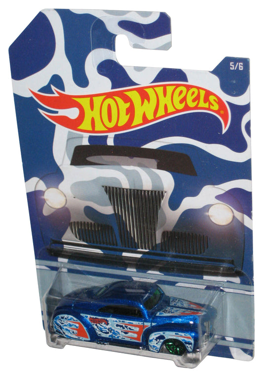 Hot Wheels Camouflage Series (2015) Blue Tail Dragger Toy Car 5/6 - (Wal-Mart Exclusive)