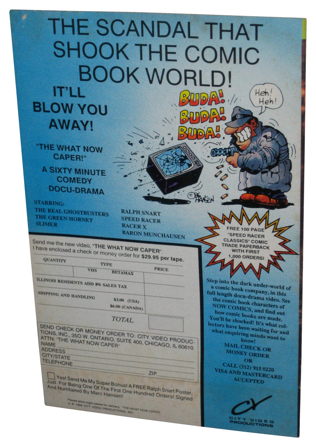 Now What Vol. 1 No. 3 Halloween Third Issue Special (1988) Magazine Book