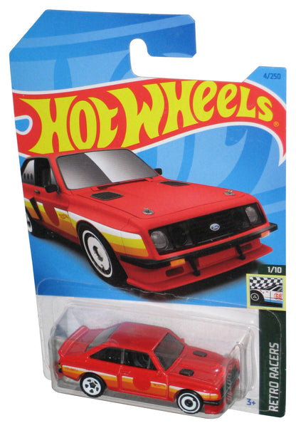 Hot Wheels Retro Racers 1/10 (2021) Red Ford Escort RS2000 Car 4/250
