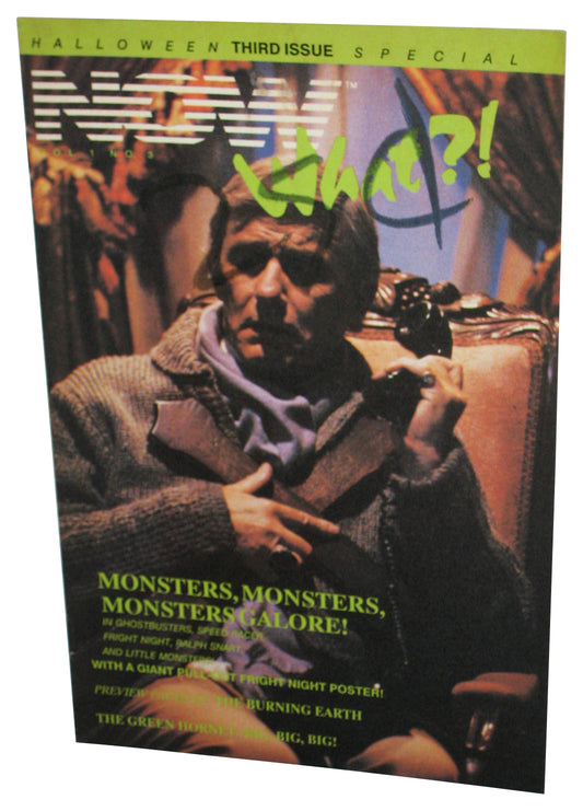 Now What Vol. 1 No. 3 Halloween (1988) Third Issue Special Magazine Book - (Price Written On Cover)