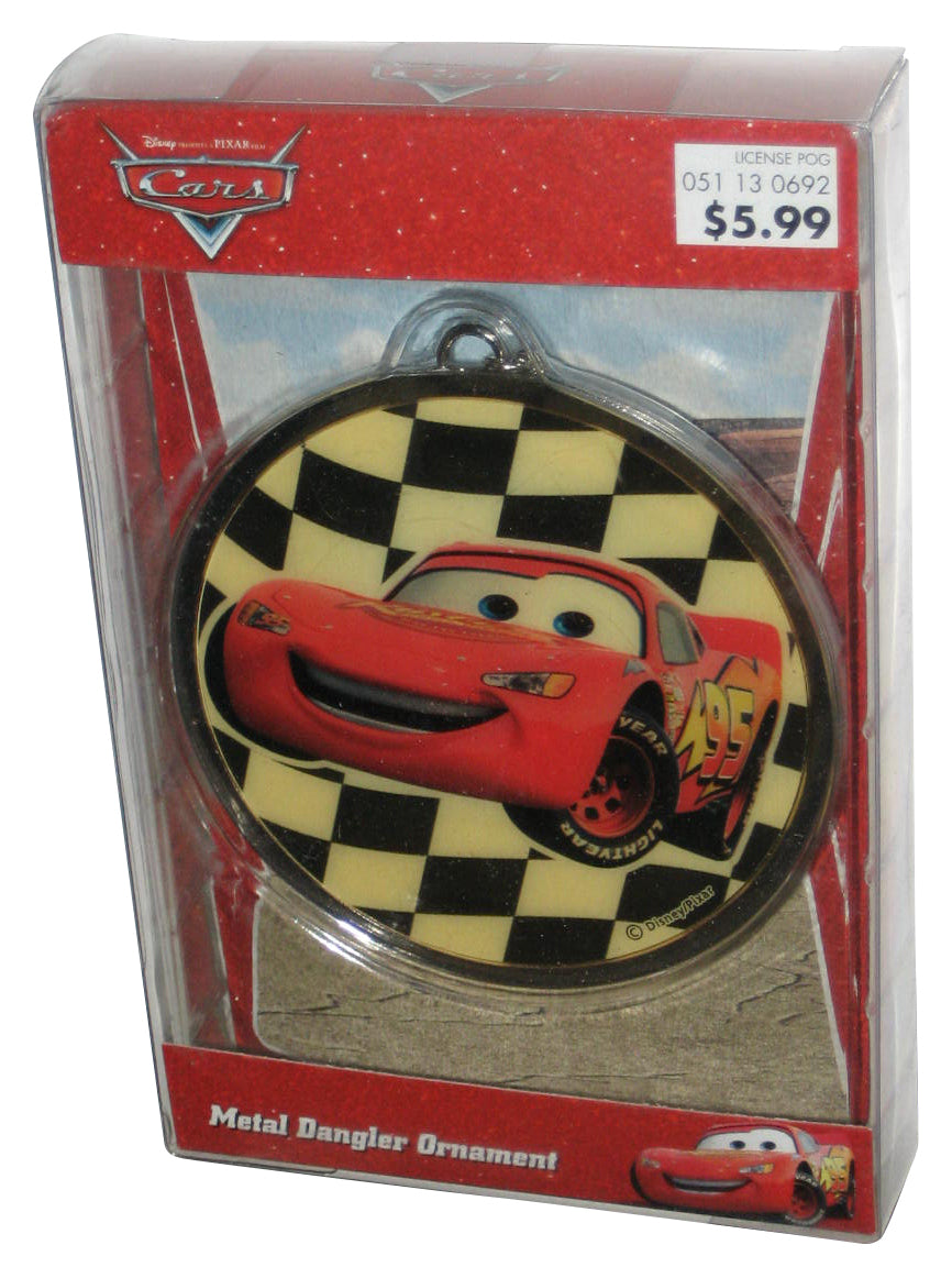 Disney Pixar Cars Movie Lightning McQueen Metal Dangler Ornament