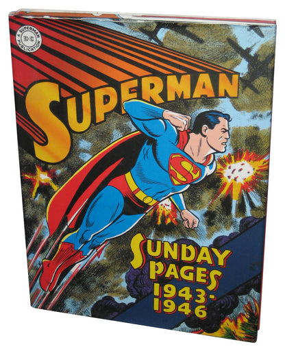 DC Superman The Golden Age Sundays 1943–1946 (2014) Hardcover Book w/ Signed Sandy Resnick Sheet