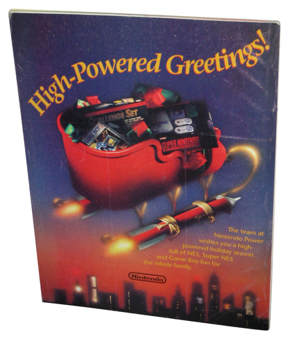 Nintendo Power December Vol. 43 Magazine Book w/ Lost Vikings Poster Stickers & Cards - (Road Runner's Death Valley Rally Cover)