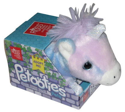 Russ Adopt Me Petooties Pets (2020) Purple Unicorn Collectible Cuties Plush Toy