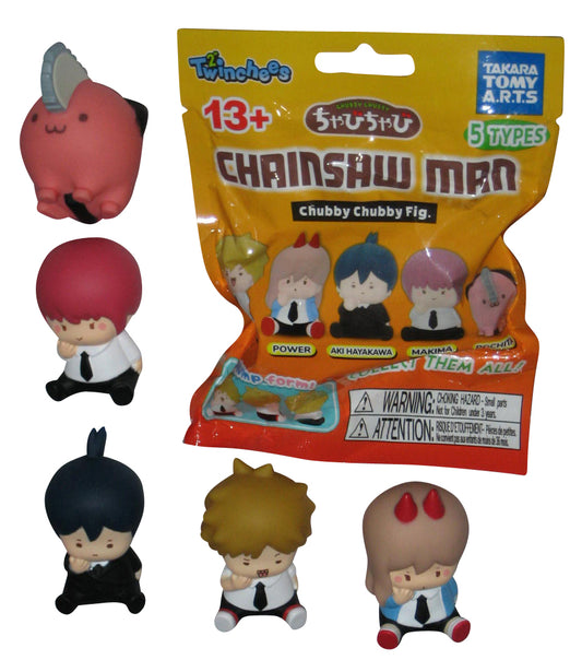 Chainsaw Man Chubby Chubby Figure 2-Inch Twinchees Mini Figure Set