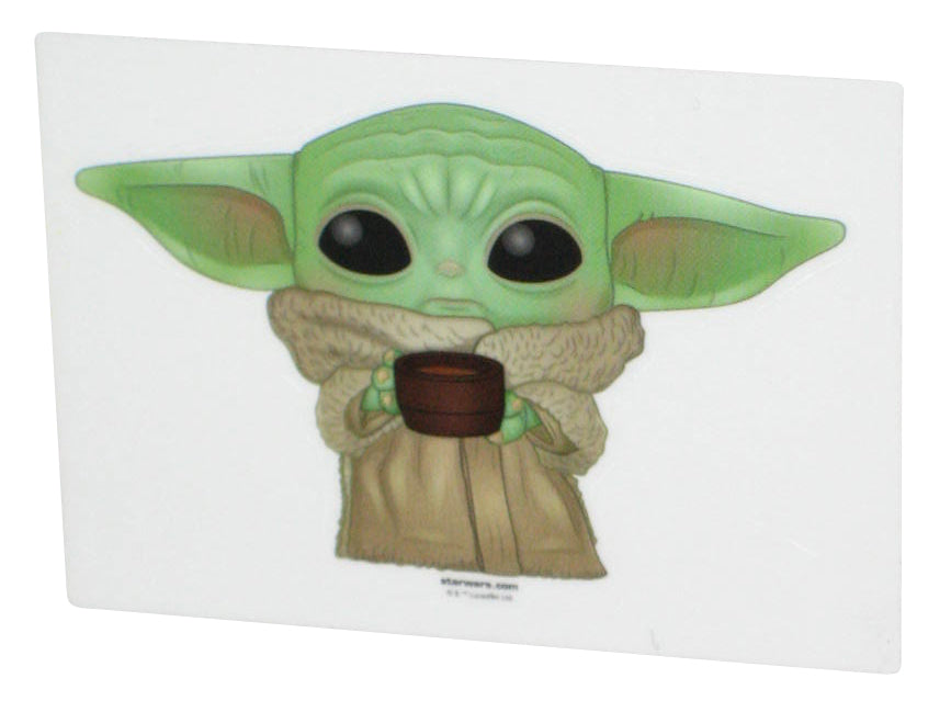 Star Wars The Mandalorian Funko Grogu with Soup Sticker - (Gamestop Exclusive)