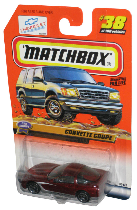Matchbox Car Shows (1998) Red Corvette Coupe Toy Car #38/100