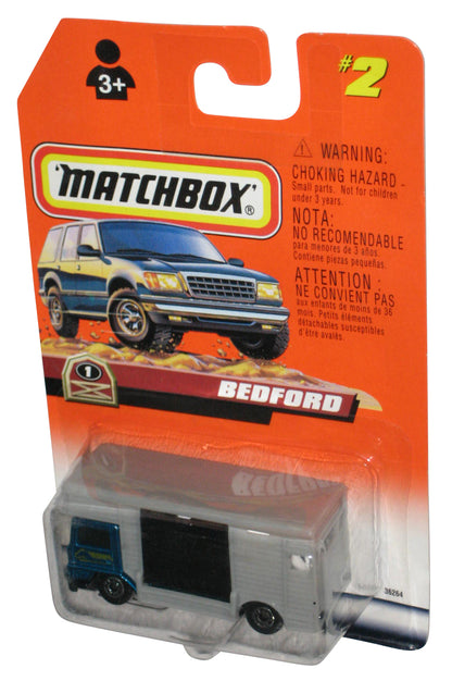 Matchbox Bedford (1998) Mattel Gray Blue & Black Toy #2