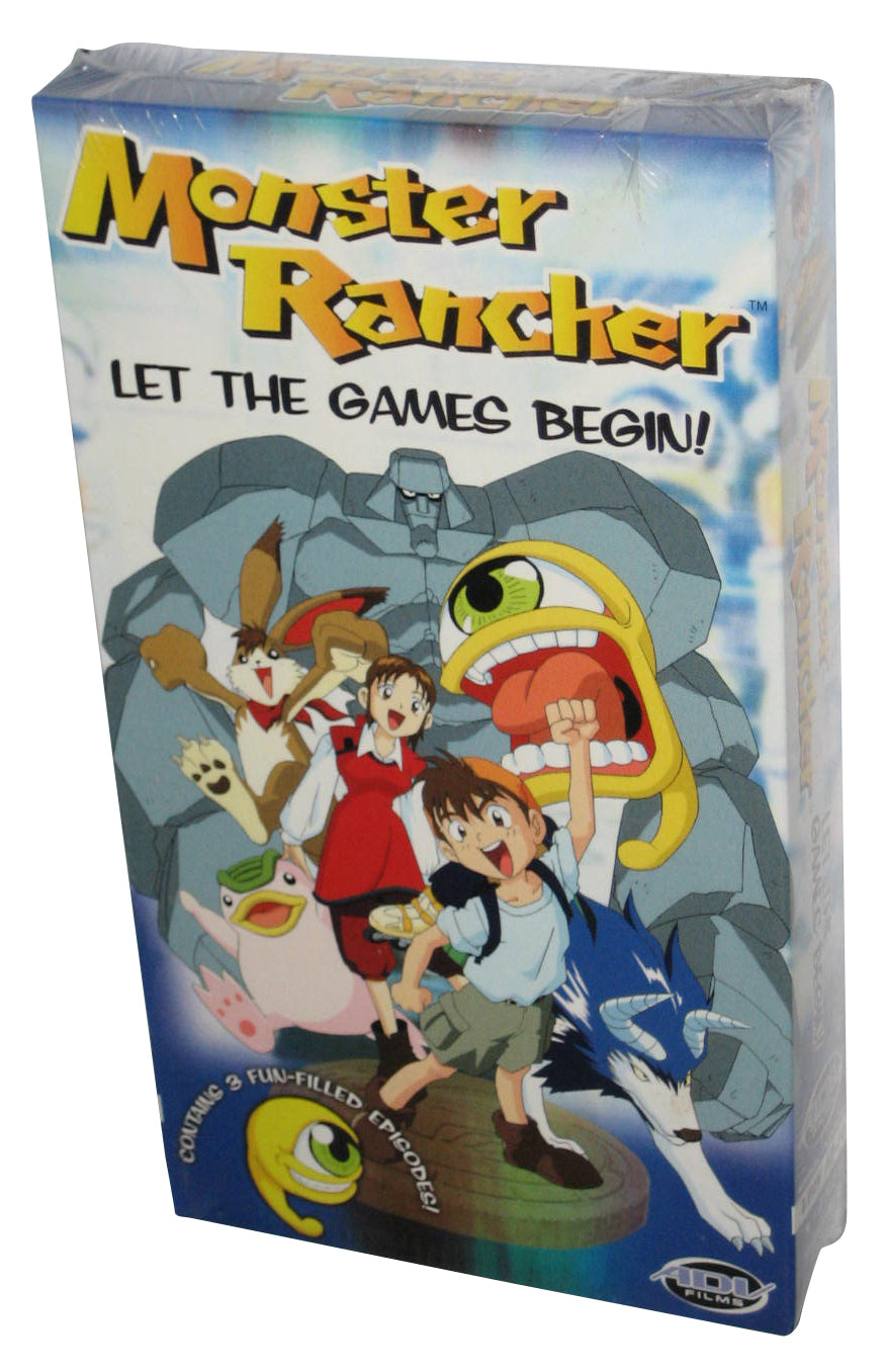 Monster Rancher Vol. 1 Let The Games Begin Adv Films Anime VHS Tape