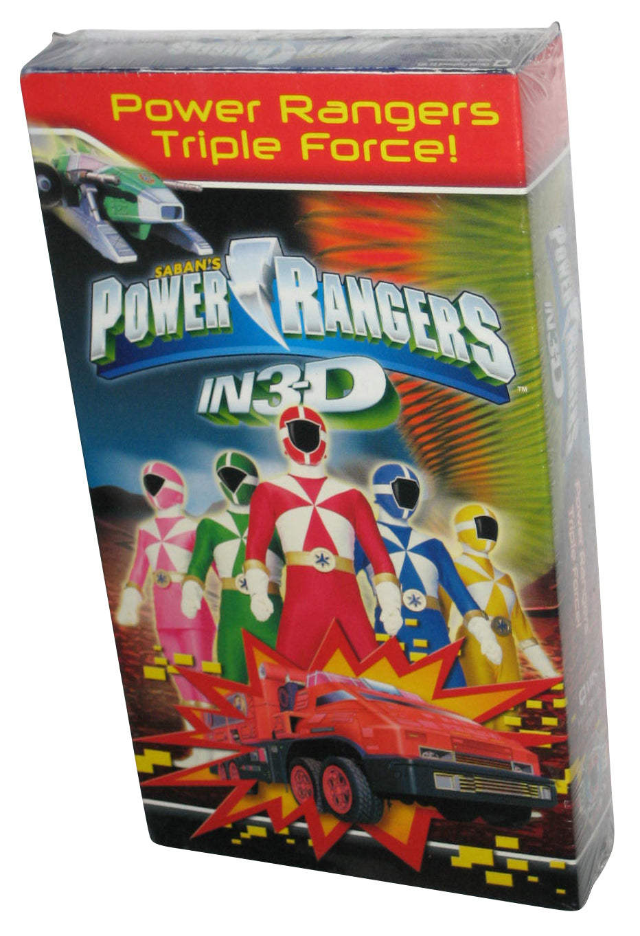 Power Rangers Triple Force In 3-D (2000) VHS Tape