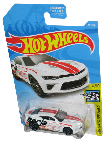 Hot Wheels HW Speed Graphics 6/10 (2017) White '16 Camaro SS Toy Car 82/250
