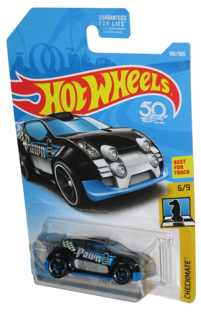 Hot Wheels Checkmate 6/9 (2017) Black Fast 4WD Toy Car 166/365