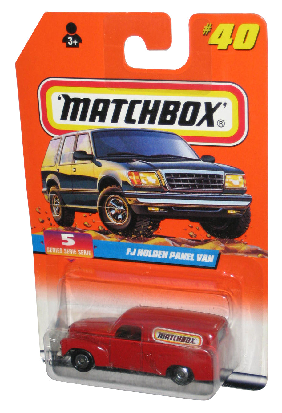 Matchbox Series 5 (1997) Mattel FJ Holden Panel Van Red Toy #40
