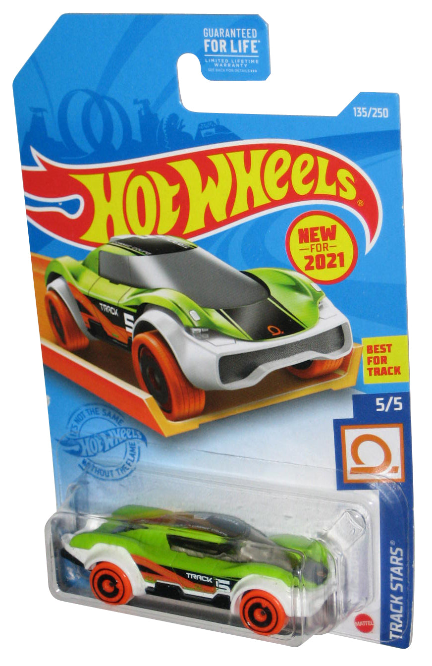 Hot Wheels Track Stars 5/5 (2021) Green Cosmic Coupe Toy Car 135/250