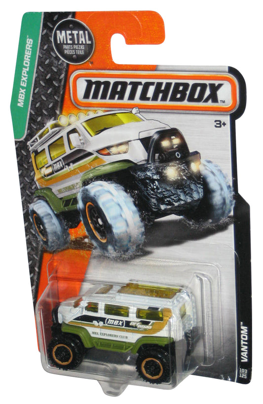 Matchbox MBX Explorers (2015) White Vantom Toy Truck 103/125