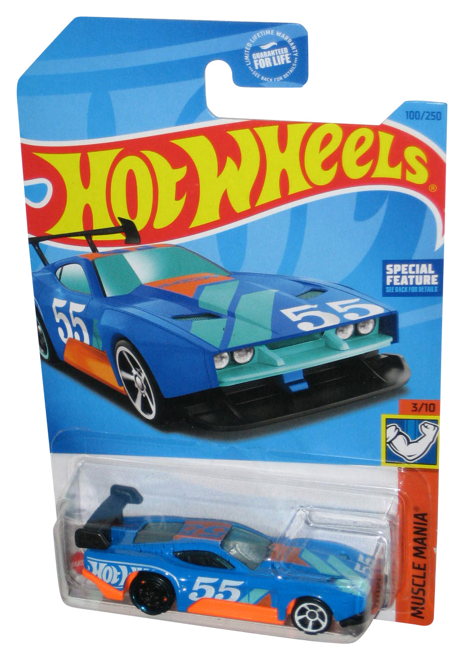 Hot Wheels Muscle Mania 3/10 (2021) Blue Count Muscula Toy Car 100/250