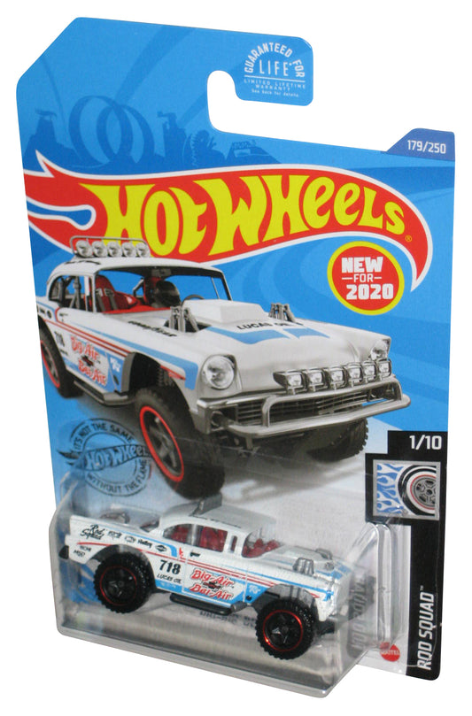 Hot Wheels Rod Squad 1/10 (2020) White Big-Air Bel-Air Toy Car 179/250