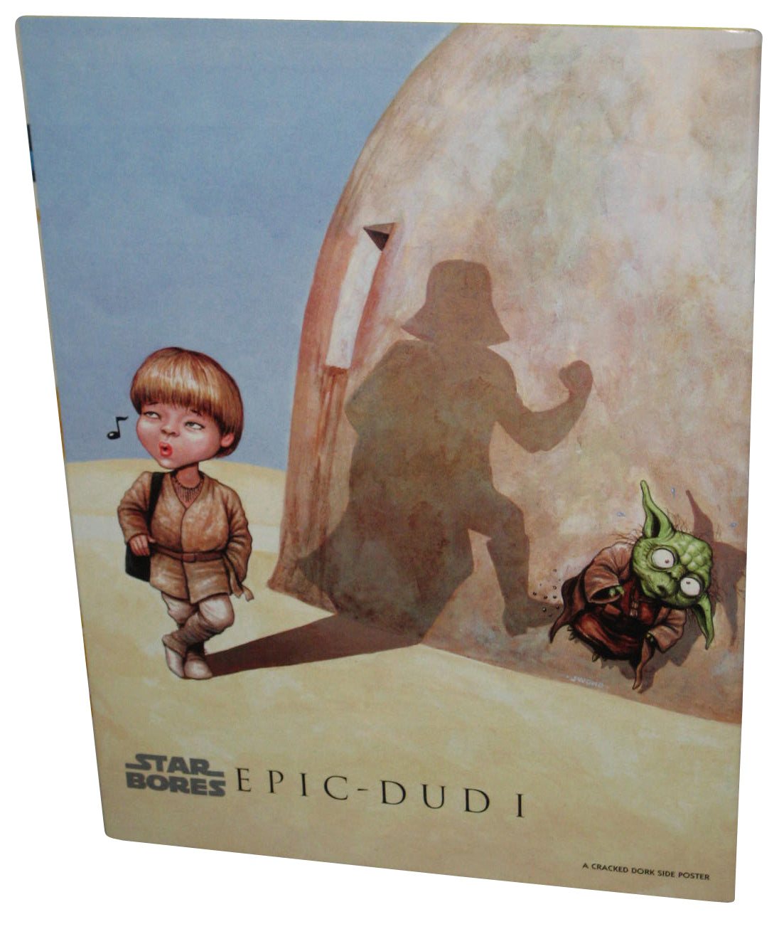 Cracked Star Wars Yoda Cover Aug' 99 Magazine Book #336