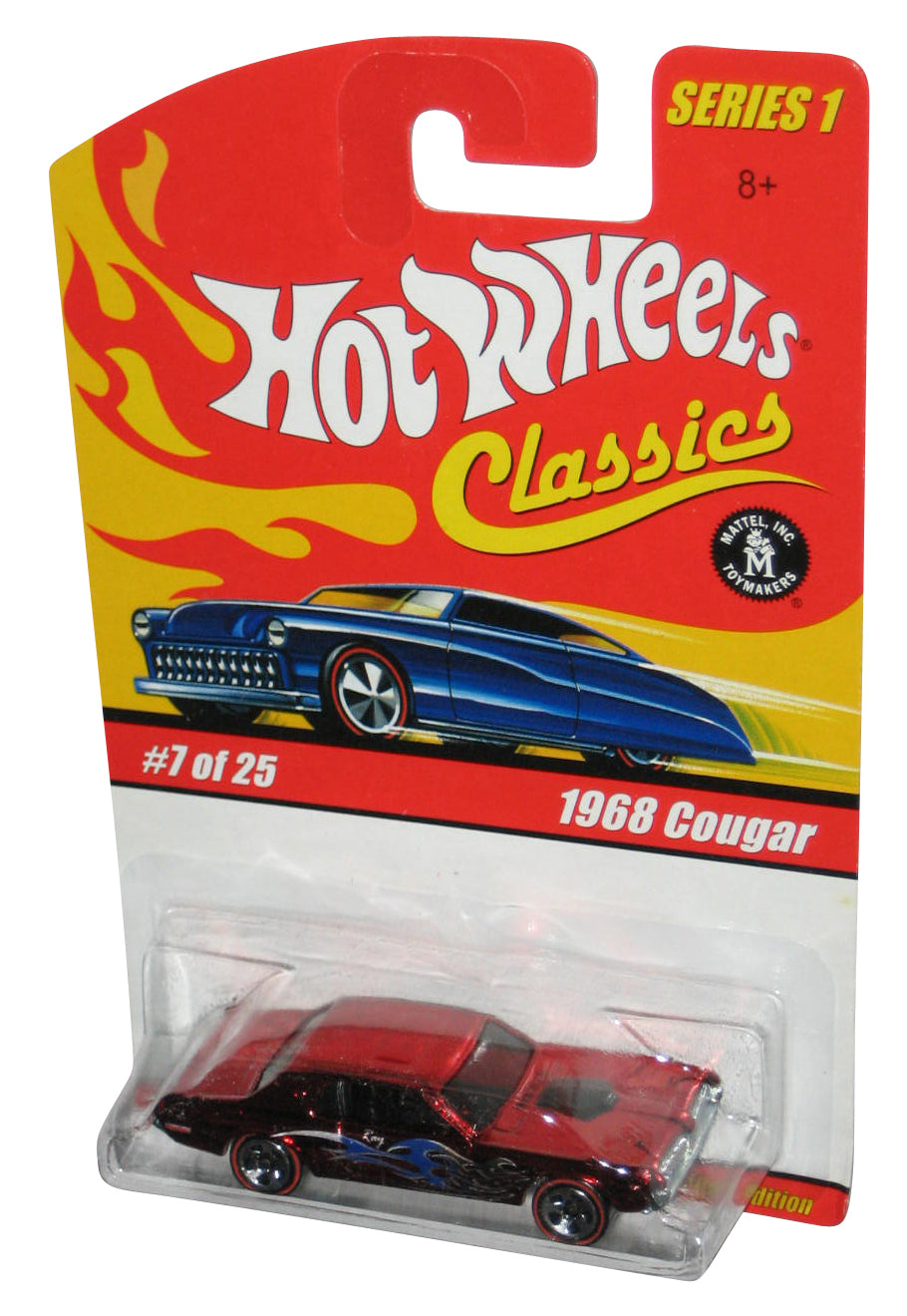 Hot Wheels Classics Series 1 (2004) Red 1968 Cougar Toy Car 7/25