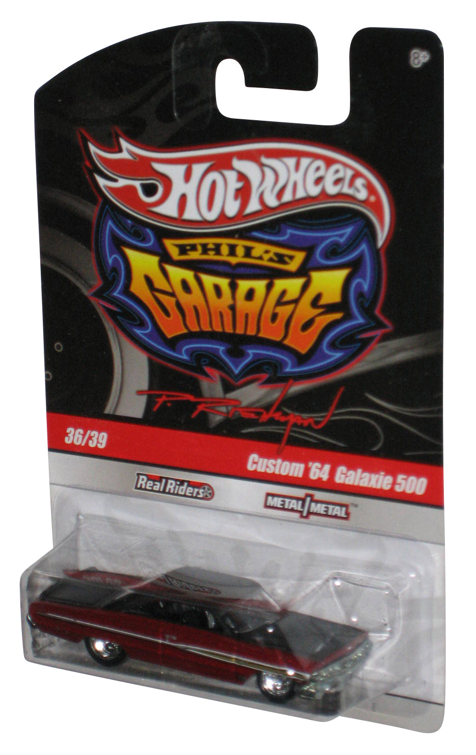Hot Wheels Phil's Garage (2009) Red Custom '64 Galaxie 500 Toy Car 36/39