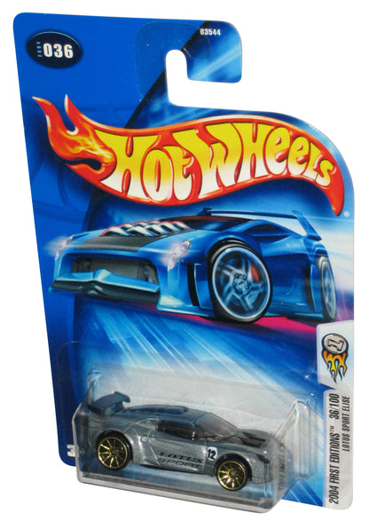 Hot Wheels 2004 First Editions 36/100 (2004) Silver Zamac Lotus Sport Elise Car #036