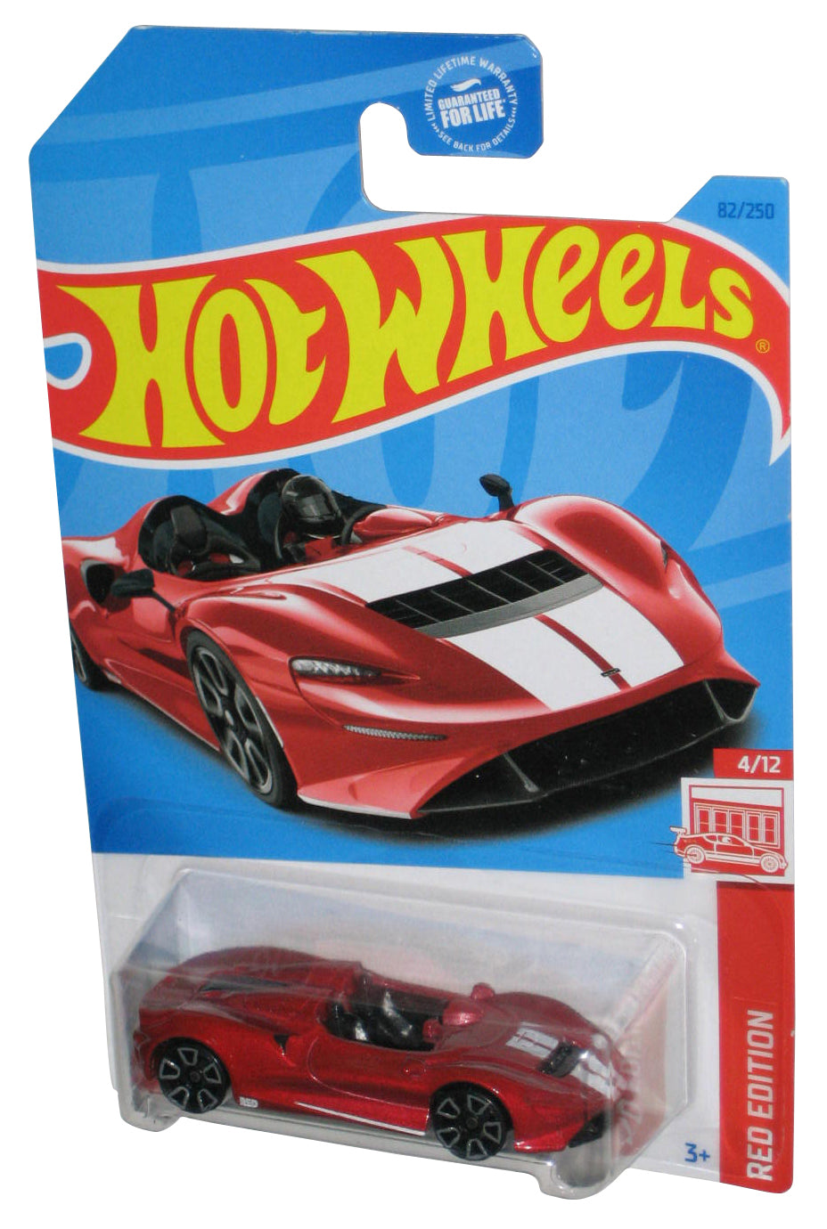 Hot Wheels Red Edition 4/12 (2021) McLaren Elva Toy Car 82/250