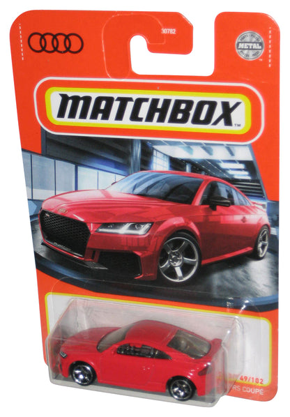 Matchbox Red 2019 Audi TT RS Coupe (2021) Mattel Toy Car 49/102