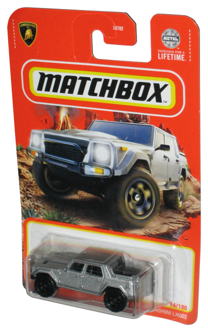 Matchbox Lamborghini LM002 (2023) Mattel Silver Toy Car 96/100