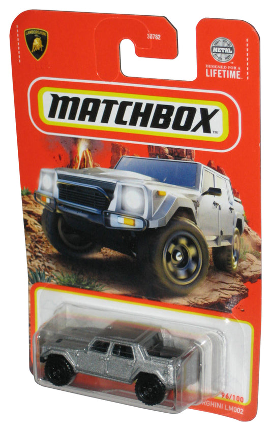 Matchbox Lamborghini LM002 (2023) Mattel Silver Toy Car 96/100