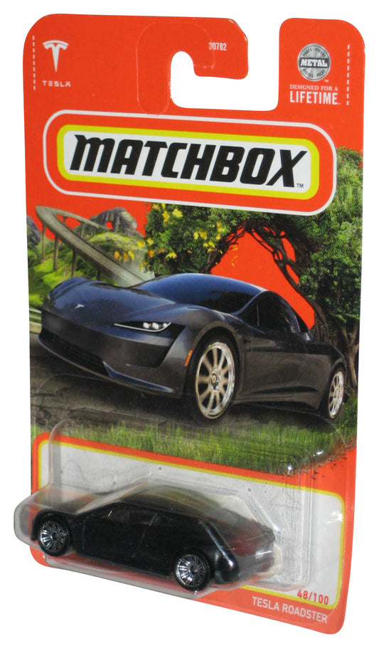 Matchbox Tesla Roadster (2023) Mattel Black Toy Car 48/100