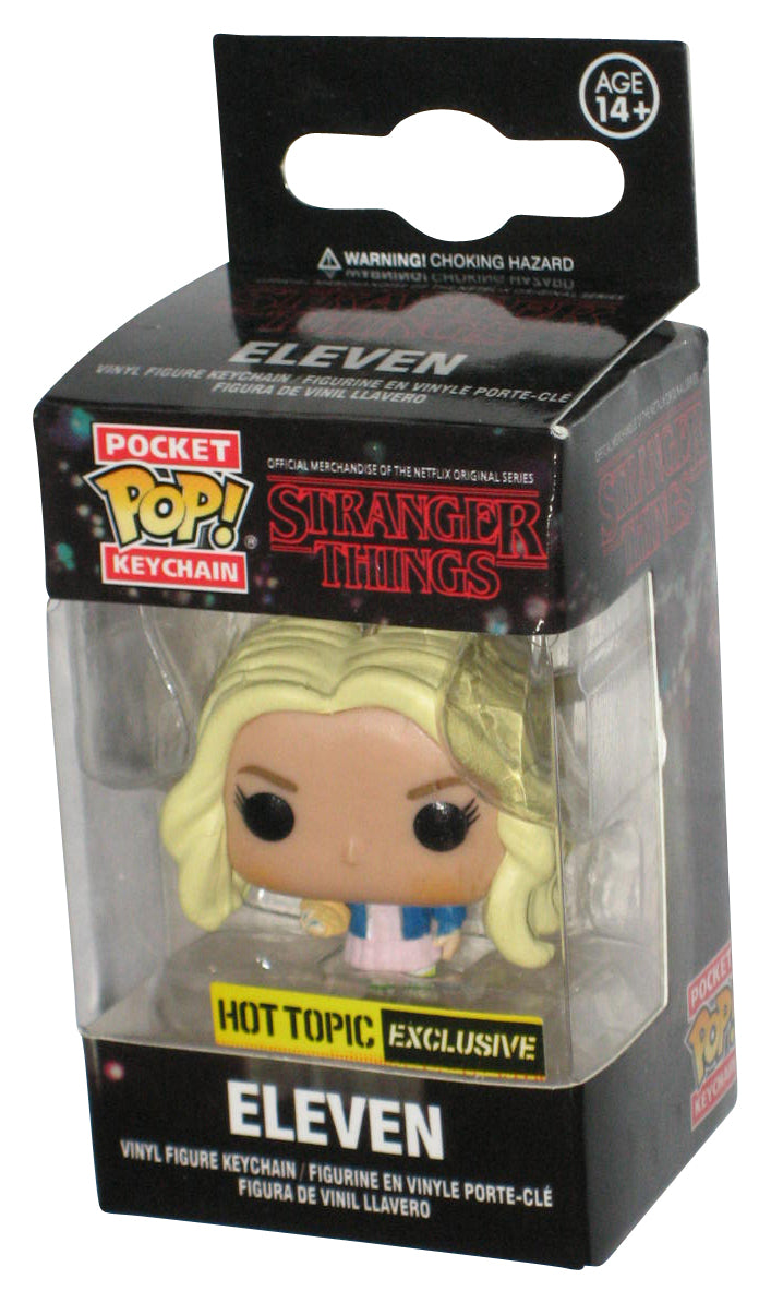 Stranger Things Eleven Funko POP! Bobble-Head Pocket Keychain - (Hot Topic Exclusive)