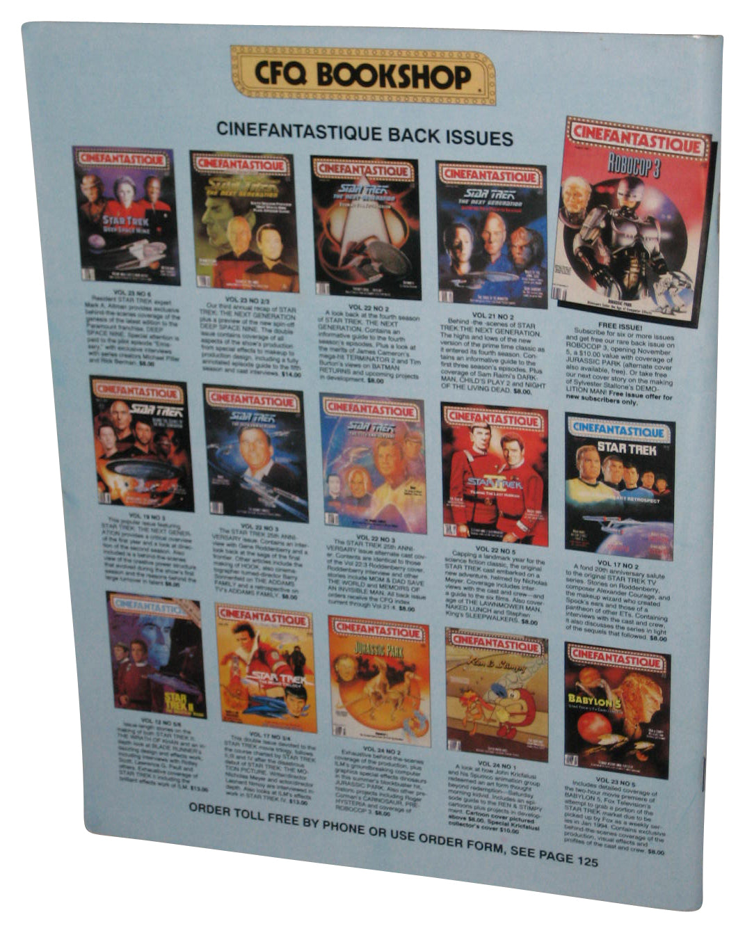 Star Trek Next Generation Cinefantastique Special Double-Issue October 1993 Magazine Book