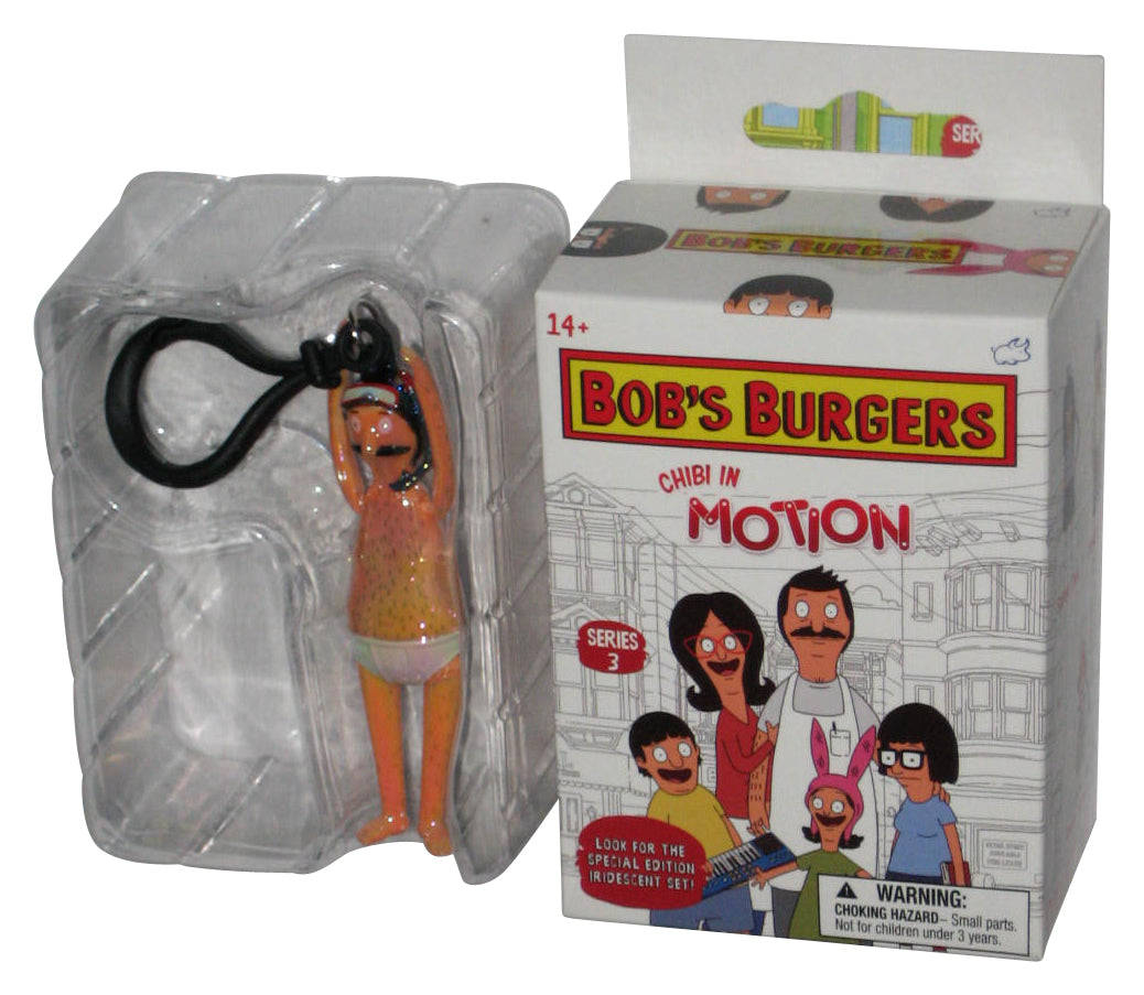 Bob's Burgers Chibi In Motion Metallic Variant Scuba Bob Figure Keychain