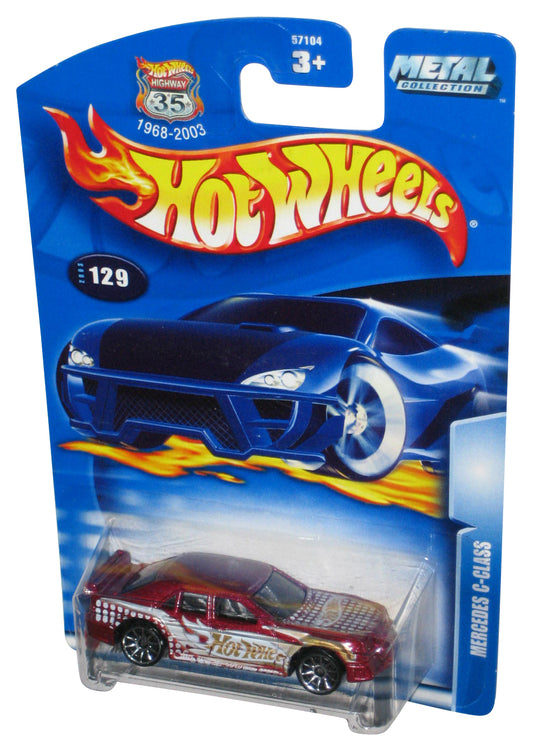 Hot Wheels Mercedes C-Class (2002) Mattel Red Die-Cast Toy Car #129