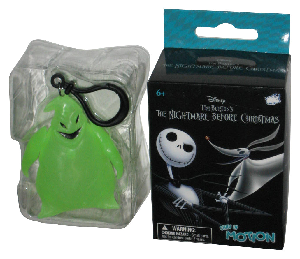 Disney Nightmare Before Christmas Chibi In Motion Glow In The Dark Oogie Boogie Figure Keychain