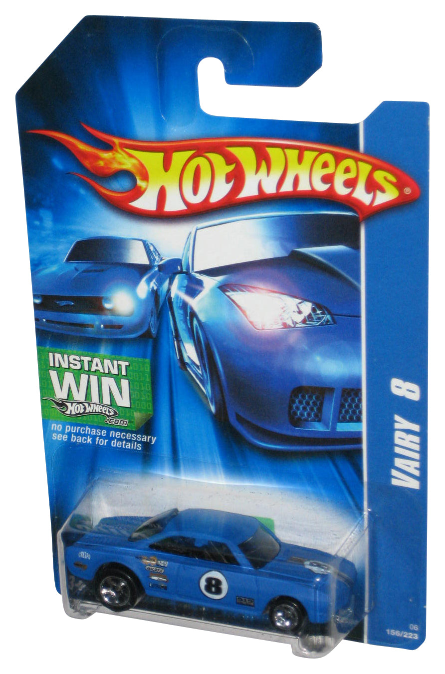 Hot Wheels Vairy 8 (2006) Mattel Blue Die-Cast Car Toy 156/223
