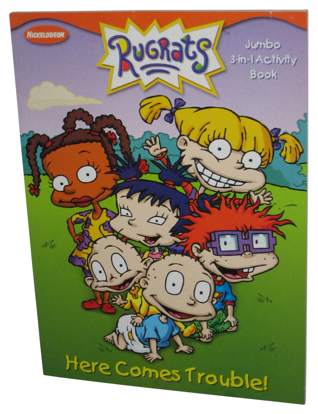 Nickelodeon Rugrats Here Comes Trouble Golden Jumbo 3-In-1 Activity Book