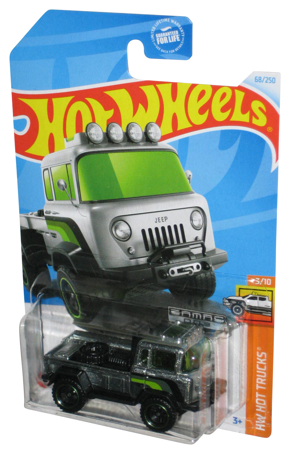 Hot Wheels HW Hot Trucks 3/10 Zamac (2021) Silver '57 Jeep FC Toy 68/250